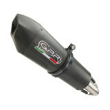 GPR Exhaust System Honda Cb 500 X 2016/18 e4 Homologated slip-on exhaust GP Evo4 Black Titanium