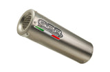 GPR Exhaust System Honda Integra 750 2014/15 Homologated slip-on exhaust M3 Titanium Natural