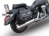 GPR Exhaust System Yamaha Xvs 1300 Midnight Star 2006/14 Homologated slip-on exhaust Inox Bomb