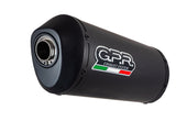 GPR Exhaust System Yamaha Bt Bulldog 1100 2002/07 Pair Homologated slip-on exhaust Ghisa