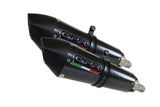 GPR Exhaust System Yamaha Yzf 1000 R1 2007-08 Pair Homologated slip-on exhaust Gpe Ann. Poppy