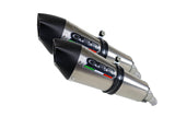 GPR Exhaust System Yamaha Yzf 1000 R1 2004/06 Pair Homologated slip-on exhaust Gpe Ann. Titaium