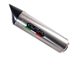 GPR Exhaust System Husqvarna Svartpilen 701 2018/20 e4 Homologated slip-on exhaust Tiburon Titanium EVO4