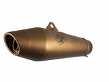 GPR Exhaust System Yamaha Xv 1100 Virago 1986/1999 Universal Homologated silencer without link pipe Vintavoge Bronze Cafè Racer