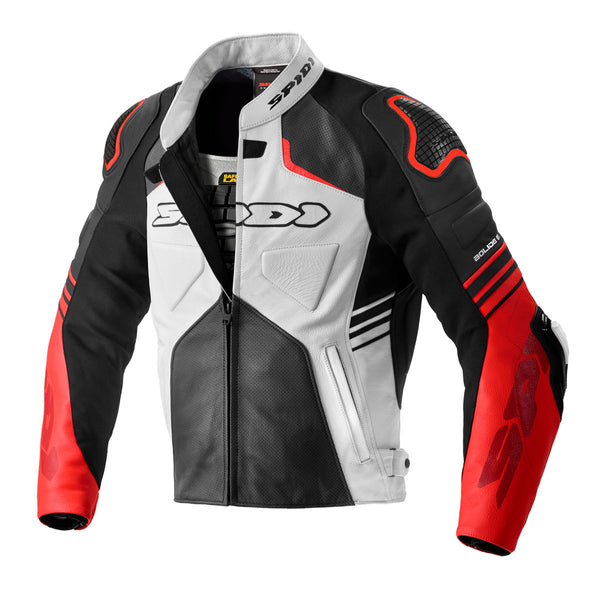 Spidi IT Bolide Perforate CE Jkt Blk Red