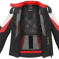 Spidi IT Sport Warrior CE Tex Lady Jkt Blk Red
