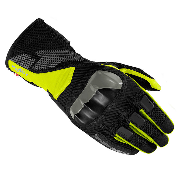 Spidi GB Rainshield CE WP Textile Gloves-Blk/Yellow