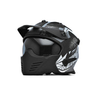 Spada Helmet Storm Matt Black/Grey/Silver