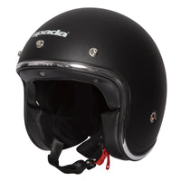 Spada Helmet Open Face Classic Plain Matt Black