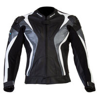 Spada Leather Jackets Curve Black/Grey/White