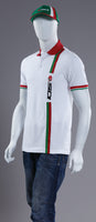 Sidi Casuals Polo Shirt-Strip White