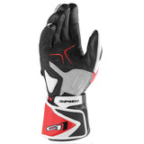Spidi GB Carbo 1 Leather Gloves-Black/Red