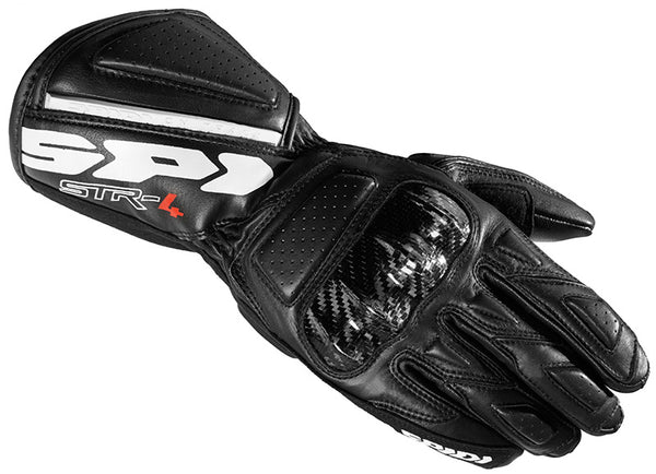 Spidi STR-4 Leather Gloves-Black