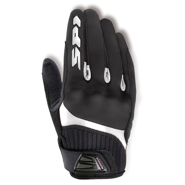 Spidi GB G-Flash Lady Textile Gloves-Blk/White