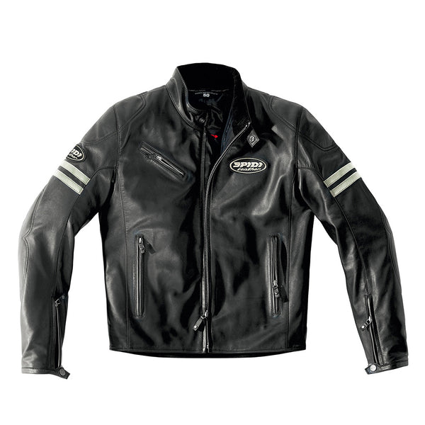 Spidi GB ACE Leather Jacket-ICE Black