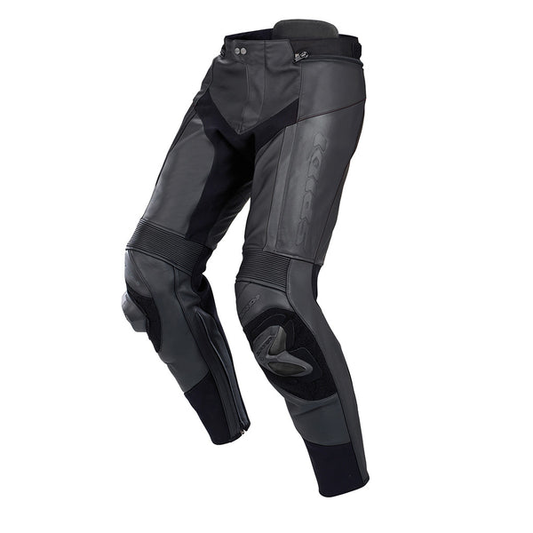 Spidi RR Pro Pants Leather Trousers-Black/Black