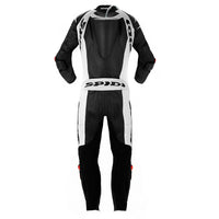 Spidi GB Wind Pro Piloti Leather Suit-Black/White