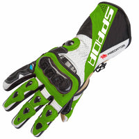 Spada Leather Gloves Predator II Black/Green