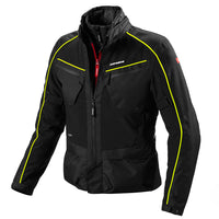 Spidi H2out Inter Cruiser Jacket Black Fluo Yellow
