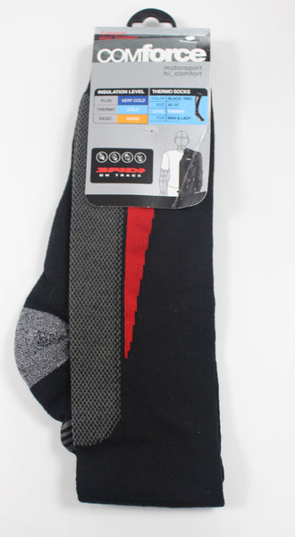 Spidi IT Thermo Socks Black/Red Large Each