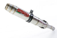 GPR Exhaust System Ducati 1098 2006-12 Pair of Homologated slip-on exhaust catalized Deeptone Inox