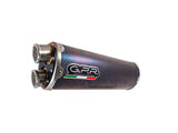 GPR Exhaust System Honda Crf 1000 L Africa Twin 2018/19 e4 Homologated slip-on exhaust Dual Poppy Impact Zero