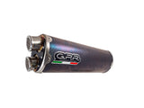 GPR Exhaust System Bmw R 1250 Gs 2021/22 e5 Homologated slip-on exhaust Dual Poppy Impact Zero