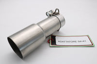 GPR Exhaust System Cafè Racer Accessorio - tubo adattatore 54 > 41 Link pipe adaptor from Diam 54 To Diam 41 Accessorio - Accessory