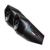 GPR Exhaust System Honda Varadero 1000 1999/11 Pair Homologated slip-on exhaust Furore Nero