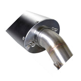 GPR Exhaust System Honda Transalp Xl 600 V 1986/99 Homologated slip-on exhaust Furore Nero