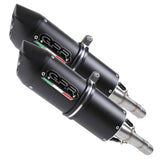 GPR Exhaust System Bmw K 1600 Gtl 2012/16 Pair Homologated slip-on exhaust Furore Nero