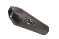 GPR Exhaust System Bmw F 800 R 2017/19 e4 Homologated slip-on exhaust GP Evo4 Black Titanium