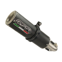 GPR Exhaust System Fantic Motor XEF 125 Competition 4t 2021/2022 e5 Homologated slip-on exhaust M3 Black Titanium