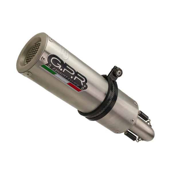 GPR Exhaust System Moto Guzzi Griso 1100 2005/08 Homologated slip-on exhaust M3 Inox 