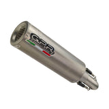 GPR Exhaust System Kawasaki Z 300 2014/16 e3 Homologated slip-on exhaust M3 Titanium Natural