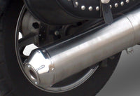 GPR Exhaust System Yamaha Xvs 1300 Midnight Star 2006/14 Homologated slip-on exhaust Inox Bomb