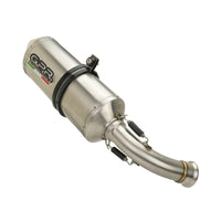 GPR Exhaust System Aprilia Etv Caponord 1000 Rally 2001/07 Pair of Homologated slip-on exhaust catalized Satinox