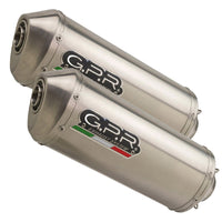 GPR Exhaust System Royal Enfield Continental 650 2019/20 e4 Homologated slip-on exhaust catalized Satinox