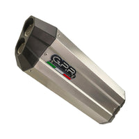 GPR Exhaust System Bmw F 800 - S 2006/11 Homologated slip-on exhaust catalized Sonic Inox