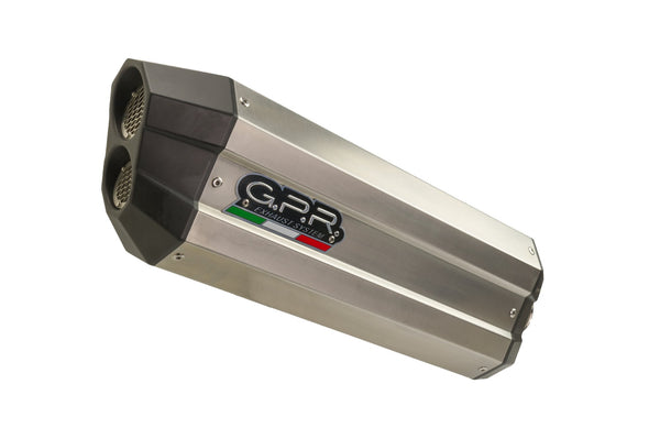 GPR Exhaust System Bmw R 1200 Gs 2013/16 Homologated slip-on exhaust Sonic Titanium