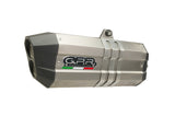 GPR Exhaust System Bmw R 1200 Gs Adventure 2014/16 Homologated slip-on exhaust Sonic Titanium