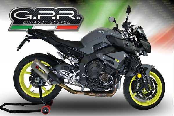 GPR Exhaust System Yamaha Mt-10 / Fj-10 2016/20 e4 Decat pipe manifold Decatalizzatore