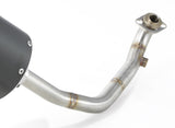GPR Exhaust System Aprilia Scarabeo 500 2002/06 Homologated slip-on exhaust catalized Evo4 Road