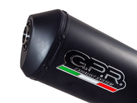 GPR Exhaust System Moto Guzzi Stelvio 1200 8V 2011/17 Homologated slip-on exhaust catalized Ghisa 