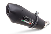 GPR Exhaust System Aprilia Srv 850 2013/14 Homologated silencer with mid-full line Gpe Ann. Black Titaium