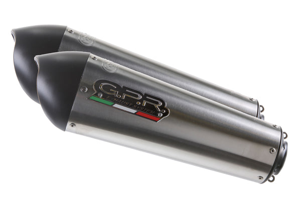 GPR Exhaust System Ktm Lc8 990 2006/14 Pair of homologated bolt-on silencers Gpe Ann. Titaium