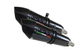 GPR Exhaust System Yamaha Fjr 1300 2006/16 Pair Homologated slip-on exhaust catalized Gpe Ann. Poppy