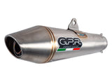 GPR Exhaust System Royal Enfield Himalayan 410 2017/20 e4 D.36 Racing slip-on exhaust Power Story Inox