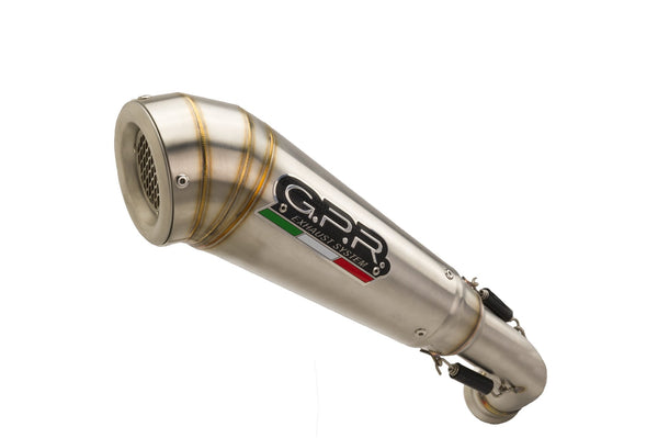 GPR Exhaust System Ducati Monster 1200 S/R 2014/16 Homologated slip-on exhaust Powercone Evo