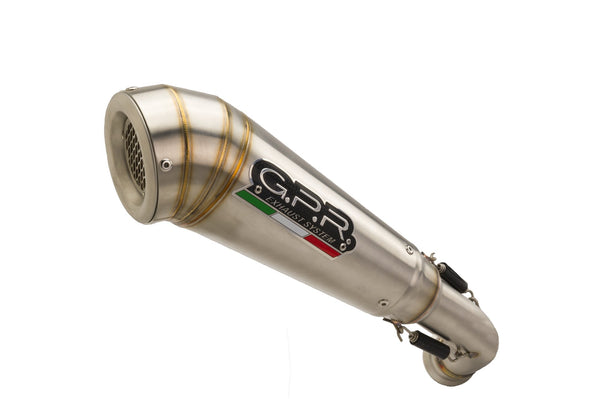 GPR Exhaust System Royal Enfield Continental 650 2019/20 e4 Homologated slip-on exhaust catalized Powercone Evo